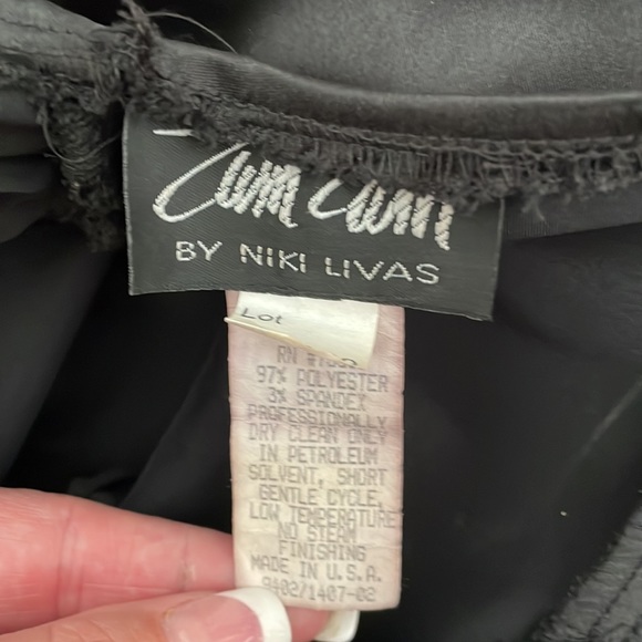 Zum Zum by Niki Livas Satin Dress Size 9-10 - Picture 14 of 14